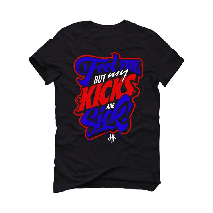 Air Jordan 8 “Playoffs” | illcurrency Black T-Shirt (Kicks product image 2