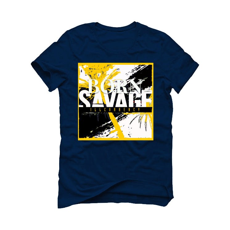 Nike Dunk Low “Michigan” | illcurrency Navy Blue T-Shirt product image 2