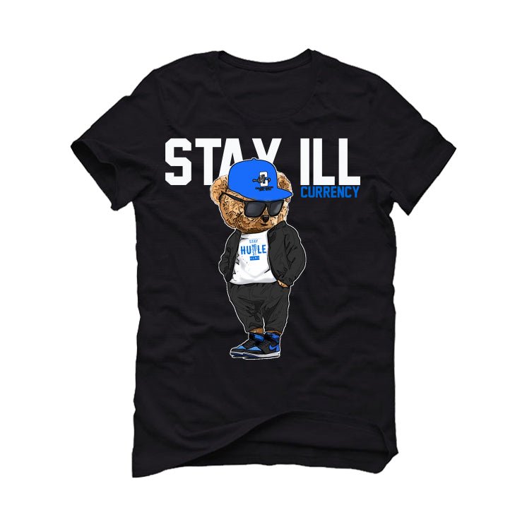 Air Jordan 1 Royal Reimagined | Illcurrency Black T-Shirt product image 2