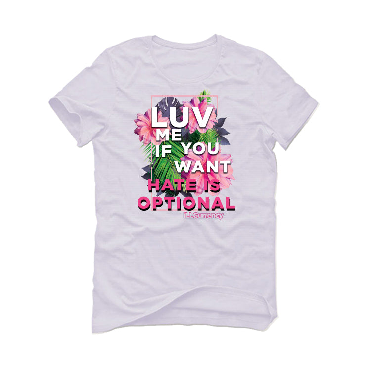 Nike Dunk Low Triple Pink | ILLCURRENCY White T-Shirt (HATE product image 2