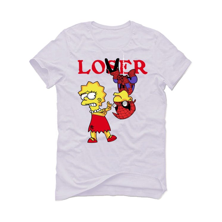 Air Jordan 4 "Red Cement" White T-Shirt (loser) product image 2