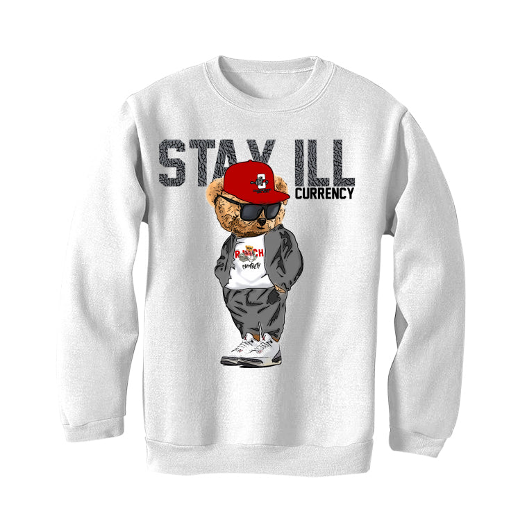 Air Jordan 3 “White Cement Reimagined” | illcurrency White T-Shirt (Stay ill Bear)