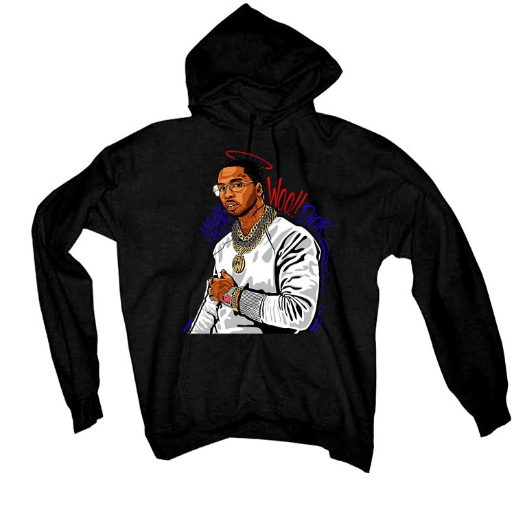Air Jordan 8 “Playoffs” | illcurrency Black T-Shirt (THE product image 3