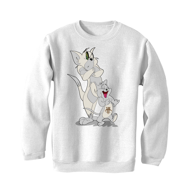 Air Jordan 11 Low IE “Light Orewood Brown” White T-Shirt (Tom n Jerry)