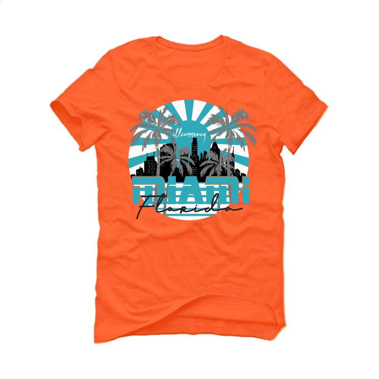 Nike Dunk Low “Miami Dolphins” | illcurrency Orange T-Shirt product image 2