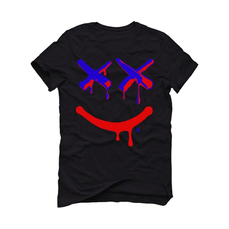 Air Jordan 8 “Playoffs” | illcurrency Black T-Shirt (SMILE) product image 2
