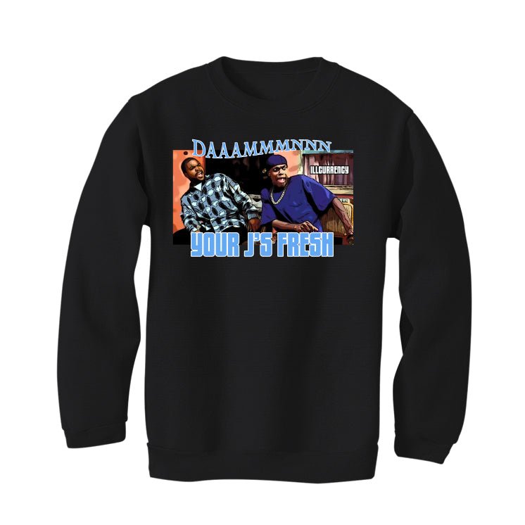 Air Jordan 1 "UNC Toe" - Black T-Shirt (Damn) product image 4