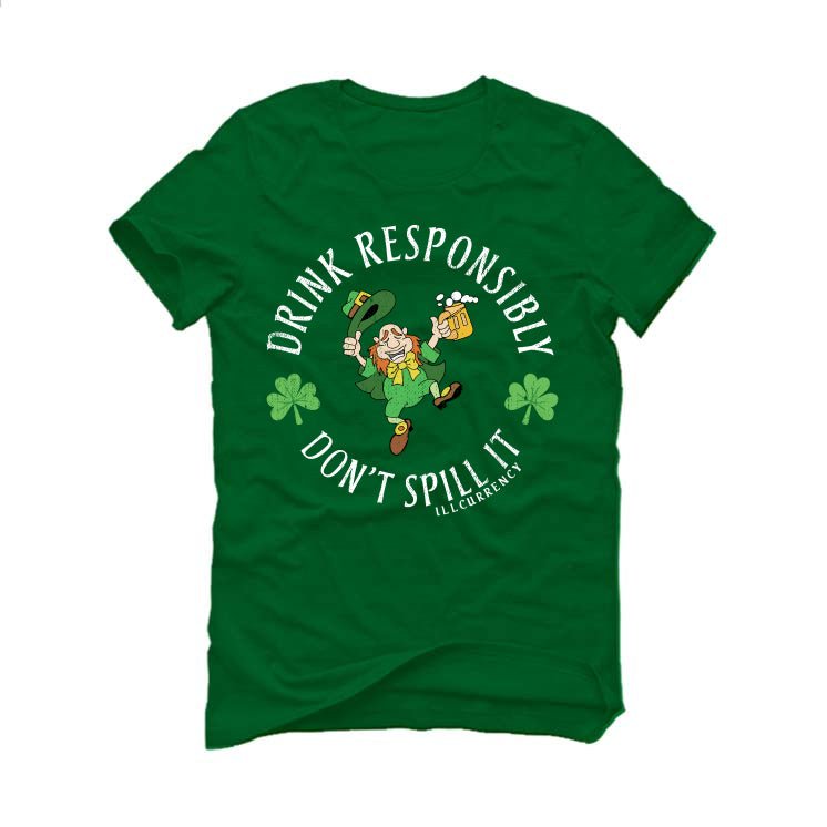 St. Pattys Collection Pine Green T-Shirt (Drink Responsibly) product image 2