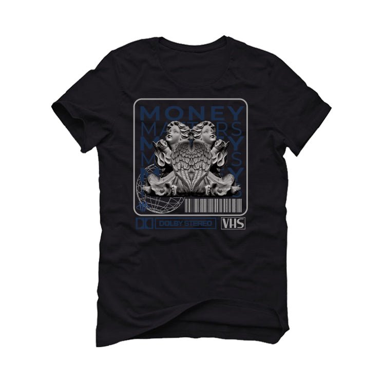 AIR JORDAN 3 “WHITE NAVY”| ILLCURRENCY Black T-Shirt (MONEY product image 2