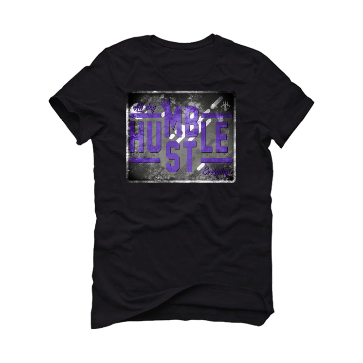 Air Jordan 5 “Concord” Black T-Shirt (always hustle)