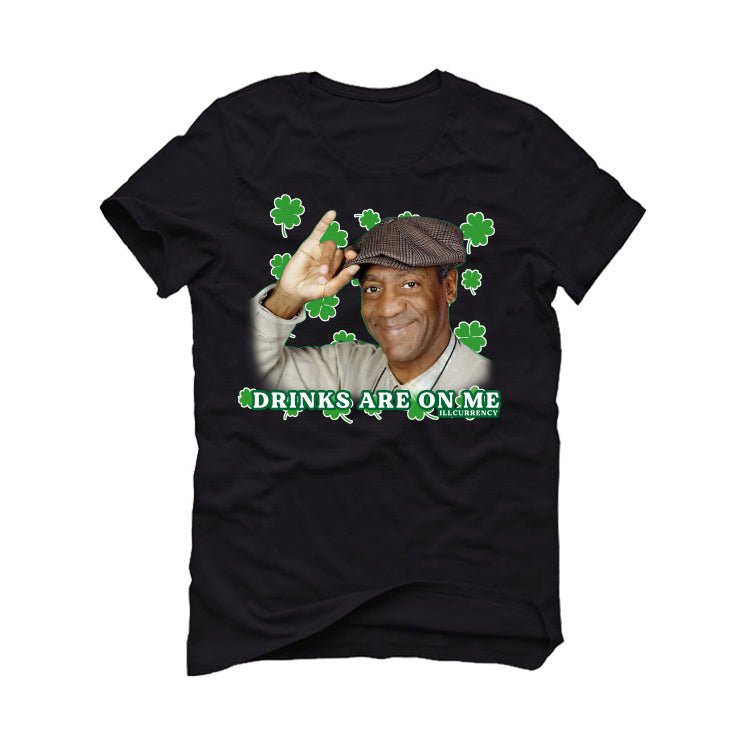 St. Pattys Collection Black T-Shirt (Drinks are on me) product image 2