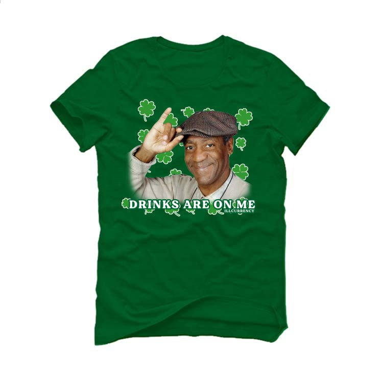 St. Pattys Collection Pine Green T-Shirt (Drinks are on me) product image 2