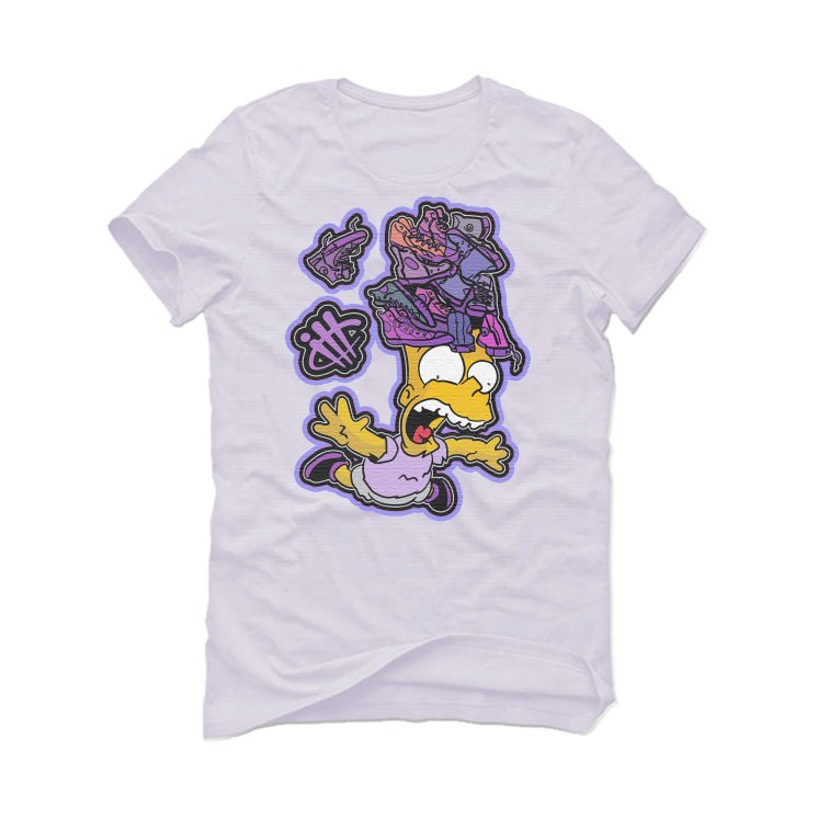 Reebok Question Mid “Grape Toe”| ILLCURRENCY White T-Shirt product image 2