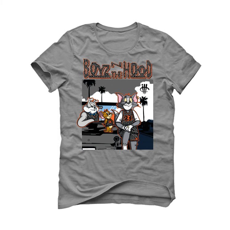Air Jordan 3 Retro “Fear” | illcurrency Grey T-Shirt (Boys) product image 2