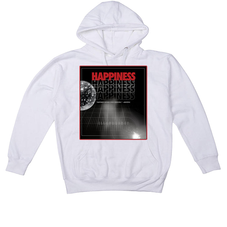 Air Jordan 9 “Fire Red” White T-Shirt (HAPPINESS) product image 3