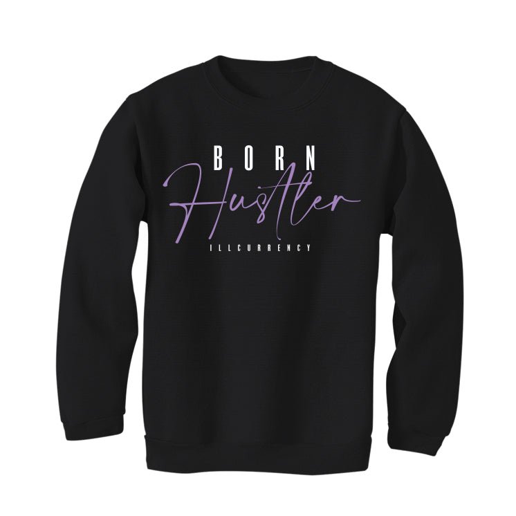 Air Jordan 7 GS “Barely Grape” Black T-Shirt (Born Hustler)