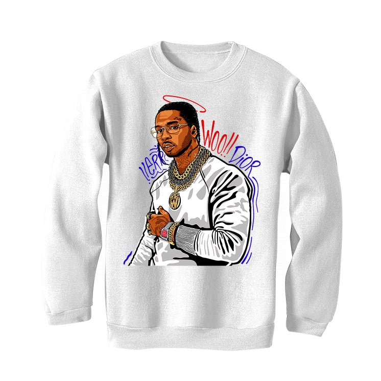 Air Jordan 8 “Playoffs” | illcurrency White T-Shirt (THE product image 4