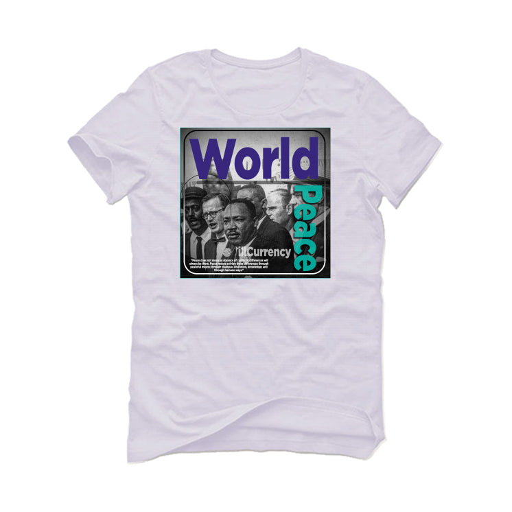AIR JORDAN 1 MID BLACK GRAPE | ILLCURRENCY White T-Shirt product image 2