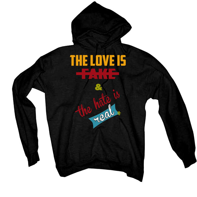 FroSkate x Nike SB Dunk High "All Love No Hate" Black T-Shirt (Love is Fake)