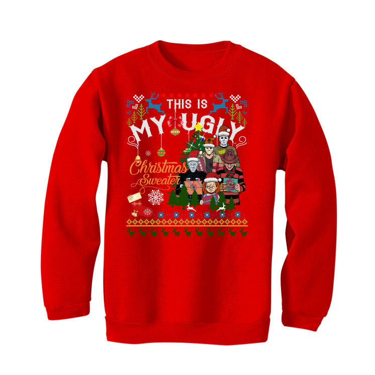 CHRISTMAS UGLY SWEATERS Red T-Shirt (This My Sweater) product image 4