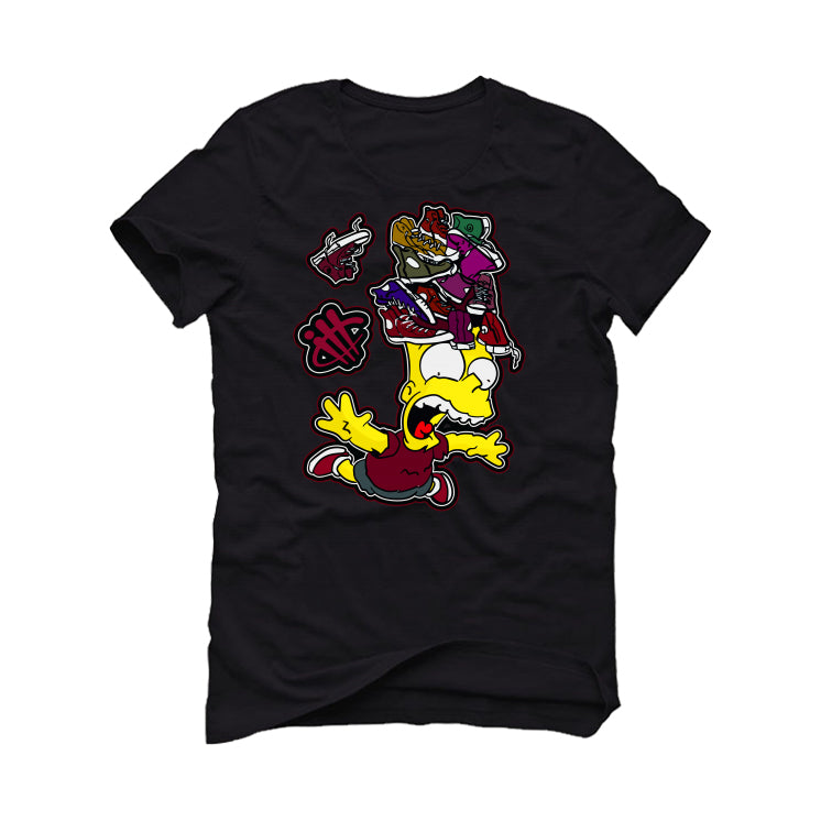 Nike Dunk Low Team Red | ILLCURRENCY Black T-Shirt (FALLING product image 2