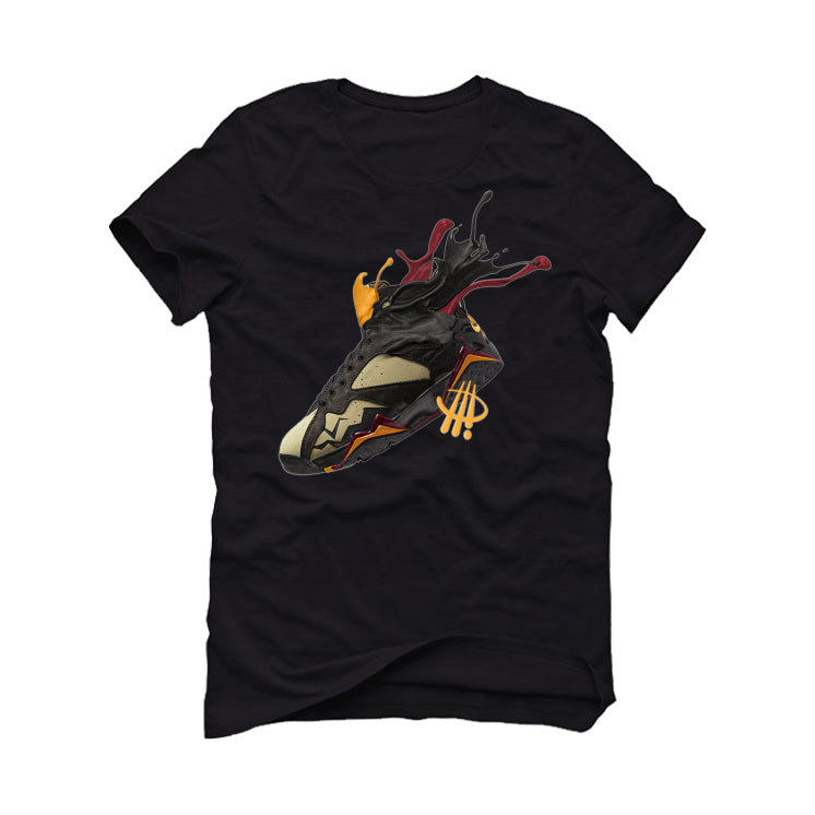 Air Jordan 7 “Black Olive” Black T-Shirt (SPLASH)