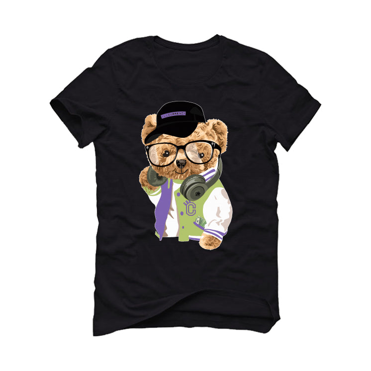 Air Jordan 4 “Canyon Purple” Black T-Shirt (ill bear)