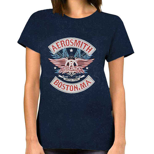 Aerosmith Boston Pride Snow Wash T Shirt product image 2