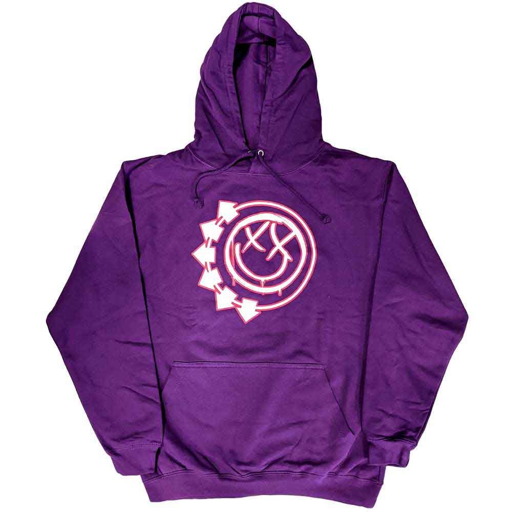 Blink-182 Unisex Pullover Hoodie: Six Arrow Smile (Pink) product image 1