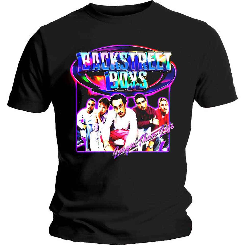 Backstreet Boys Unisex T-Shirt: Larger Than Life (Black) product image 1