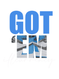 Air Jordan 1 "UNC Toe" Black T-Shirt (Got Em)