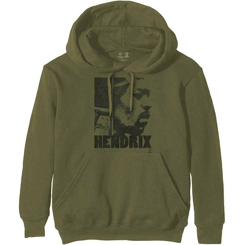 Jimi Hendrix Unisex Pullover Hoodie: Let Me Live (Khaki product image 1