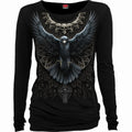 Spiral - RAVEN SKULL - Baggy Top Black product image 1
