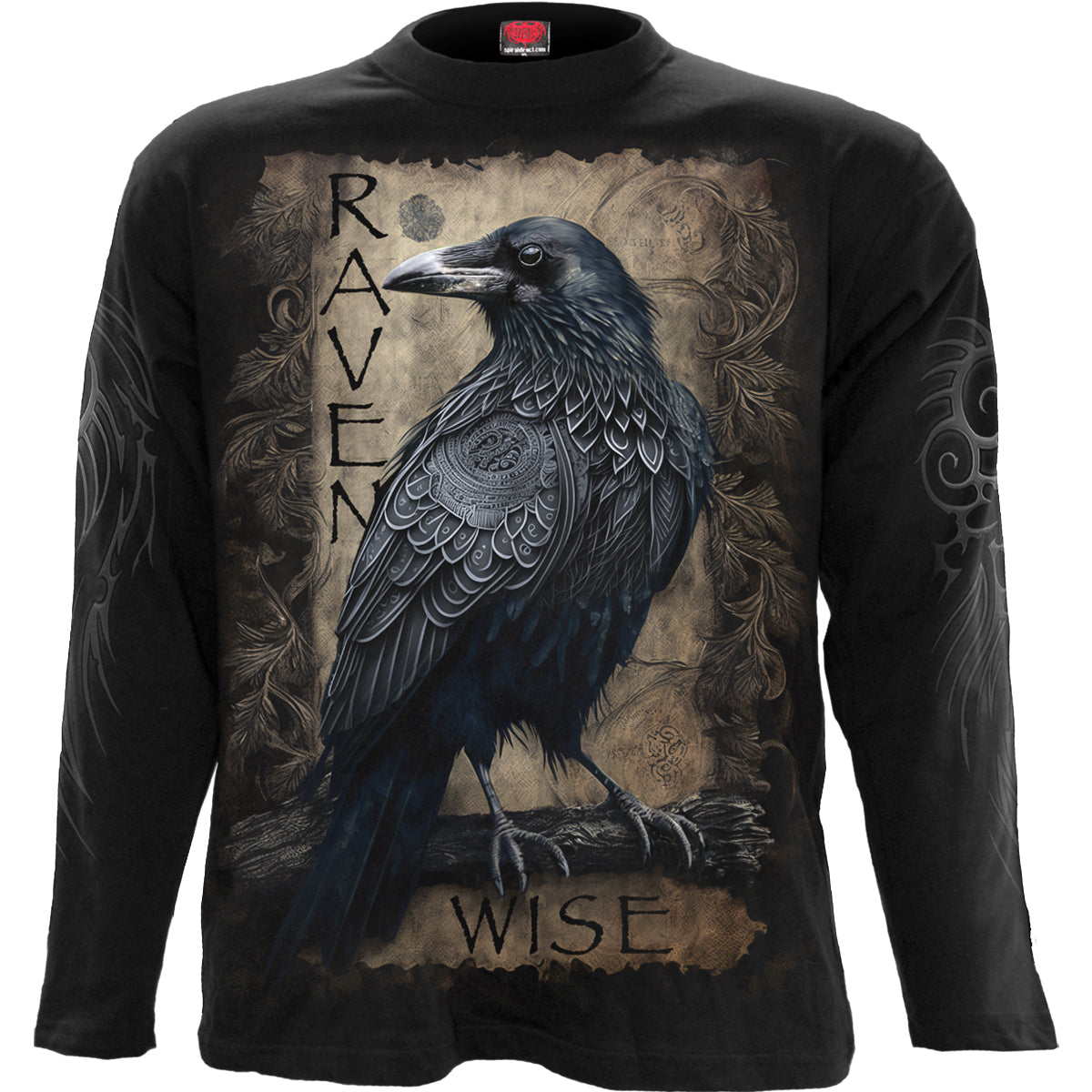 Spiral - RAVEN WISE - Longsleeve T-Shirt Black product image 1