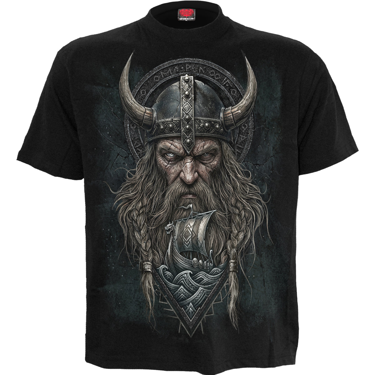 Spiral - VIKING NORSEMAN - T-Shirt Black product image 1