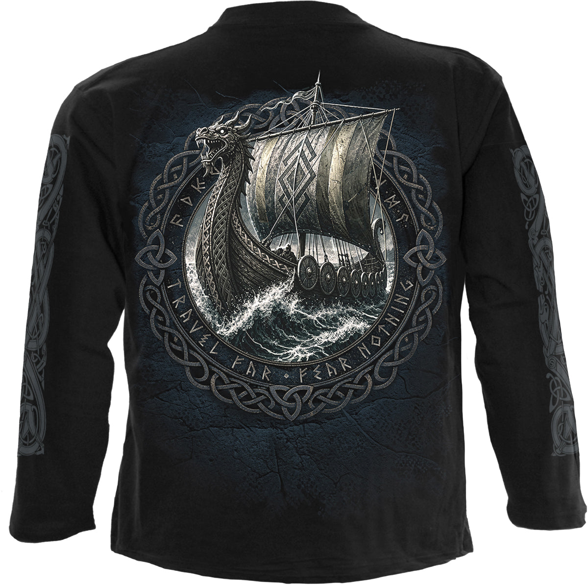Spiral - VIKING NORSEMAN - Longsleeve T-Shirt Black product image 2