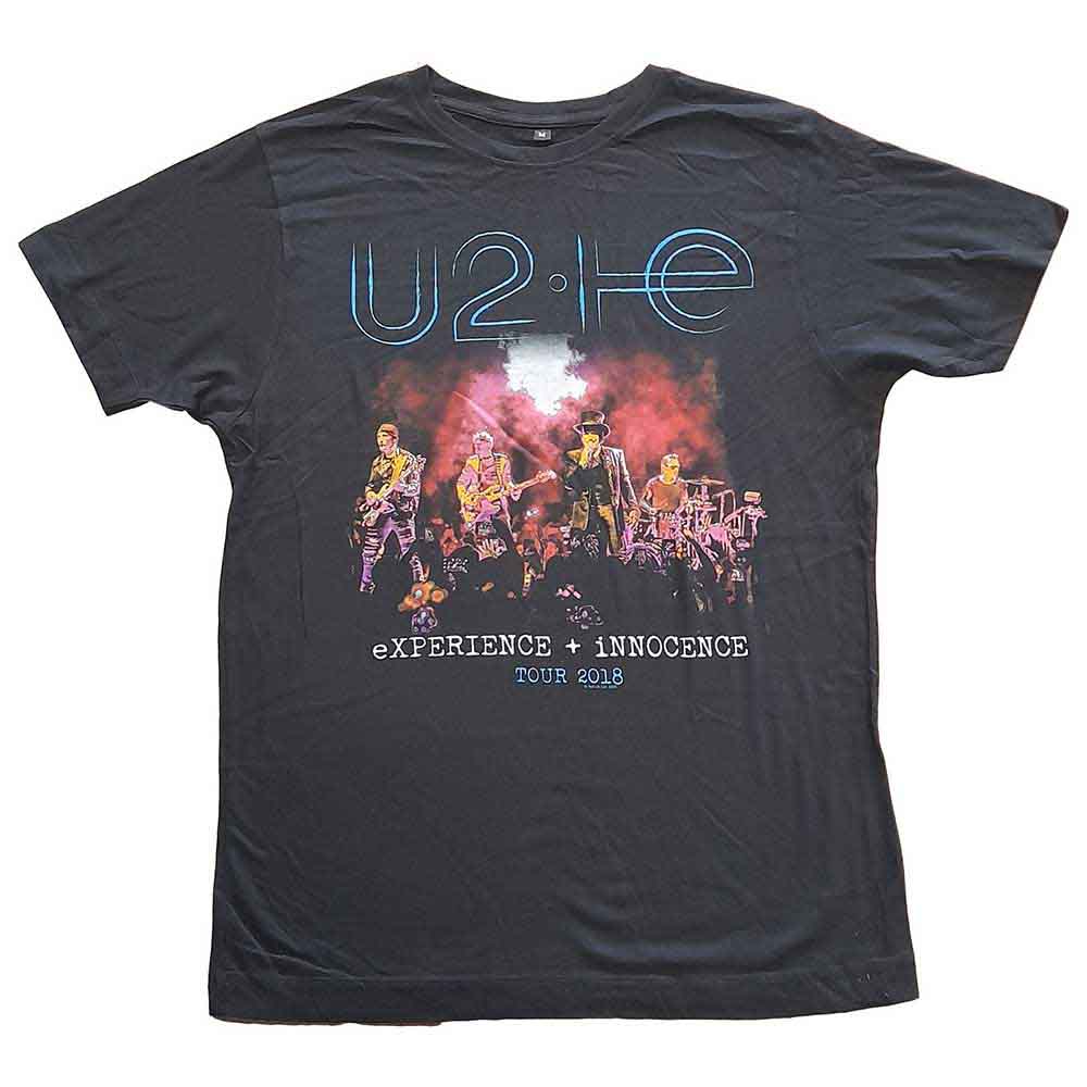 U2 Unisex T-Shirt: Live Photo 2018 (Black) (Ex-Tour) product image 1