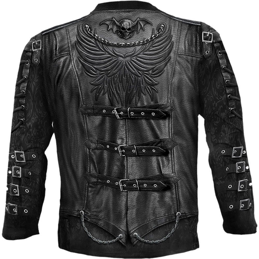 Spiral - GOTH WRAP - Allover Longsleeve T-Shirt Black product image 4