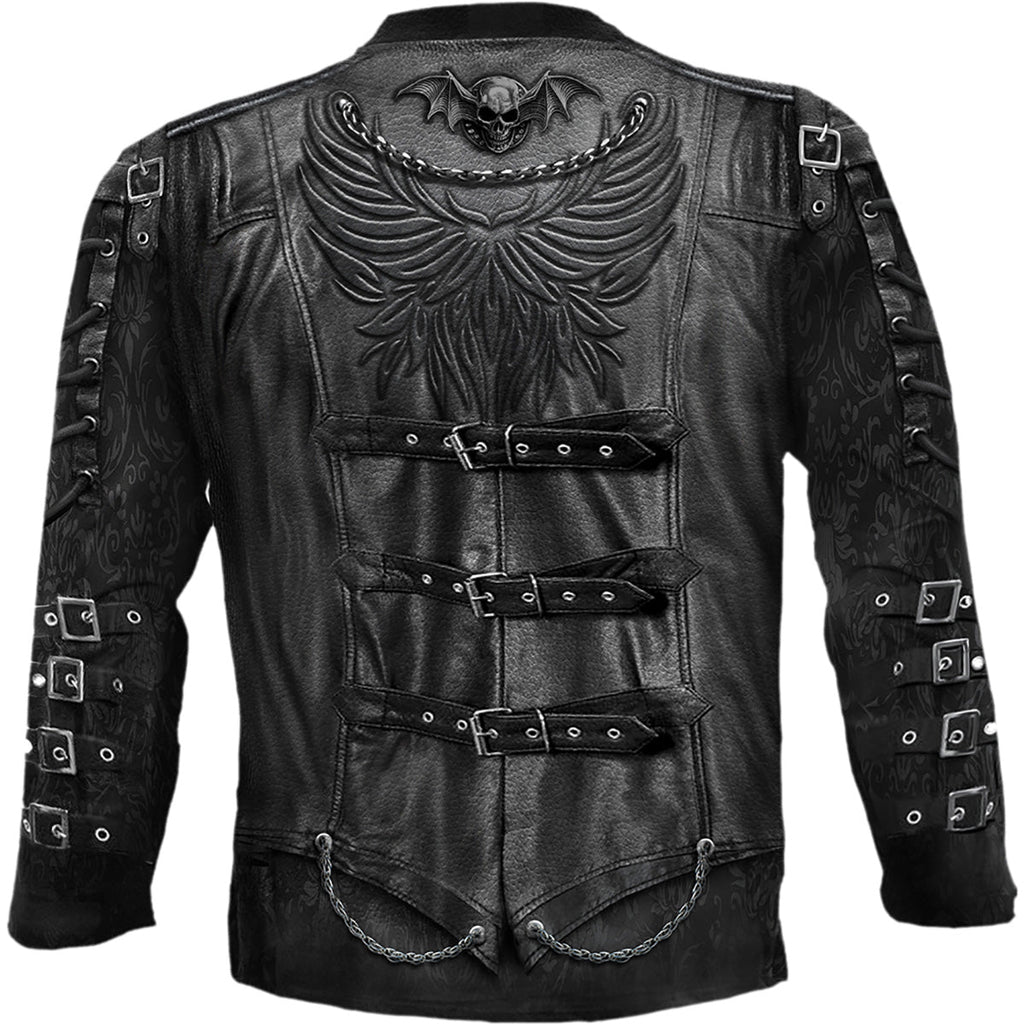 Spiral - GOTH WRAP - Allover Longsleeve T-Shirt Black product image 2