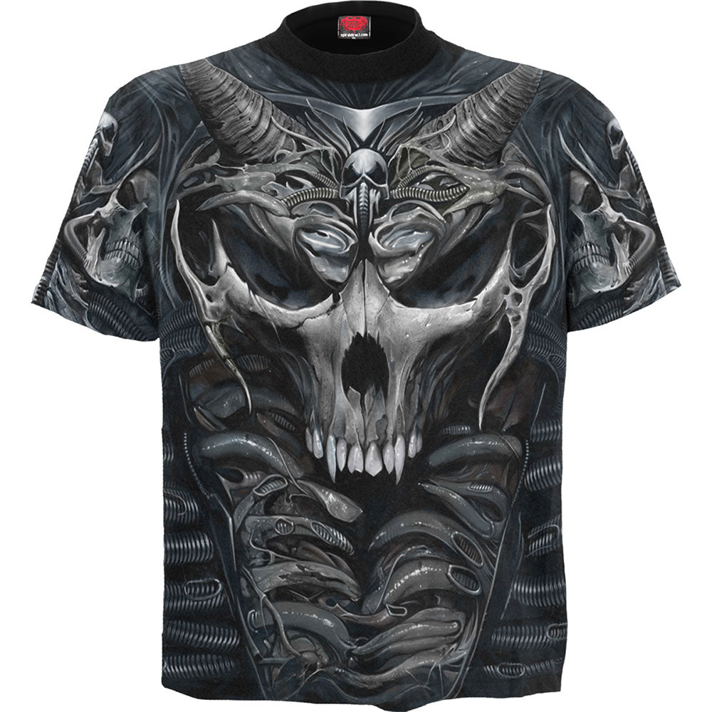Spiral - SKULL ARMOUR - Allover T-Shirt Black product image 3