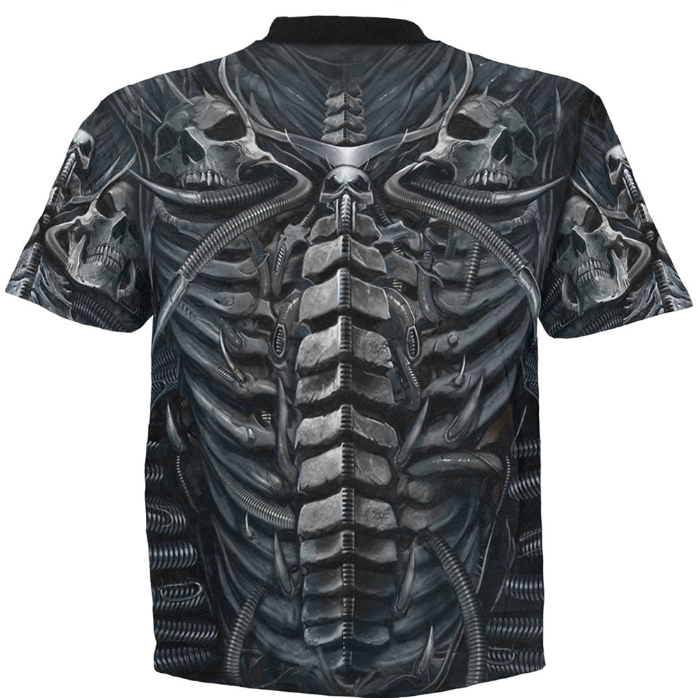 Spiral - SKULL ARMOUR - Allover T-Shirt Black product image 4