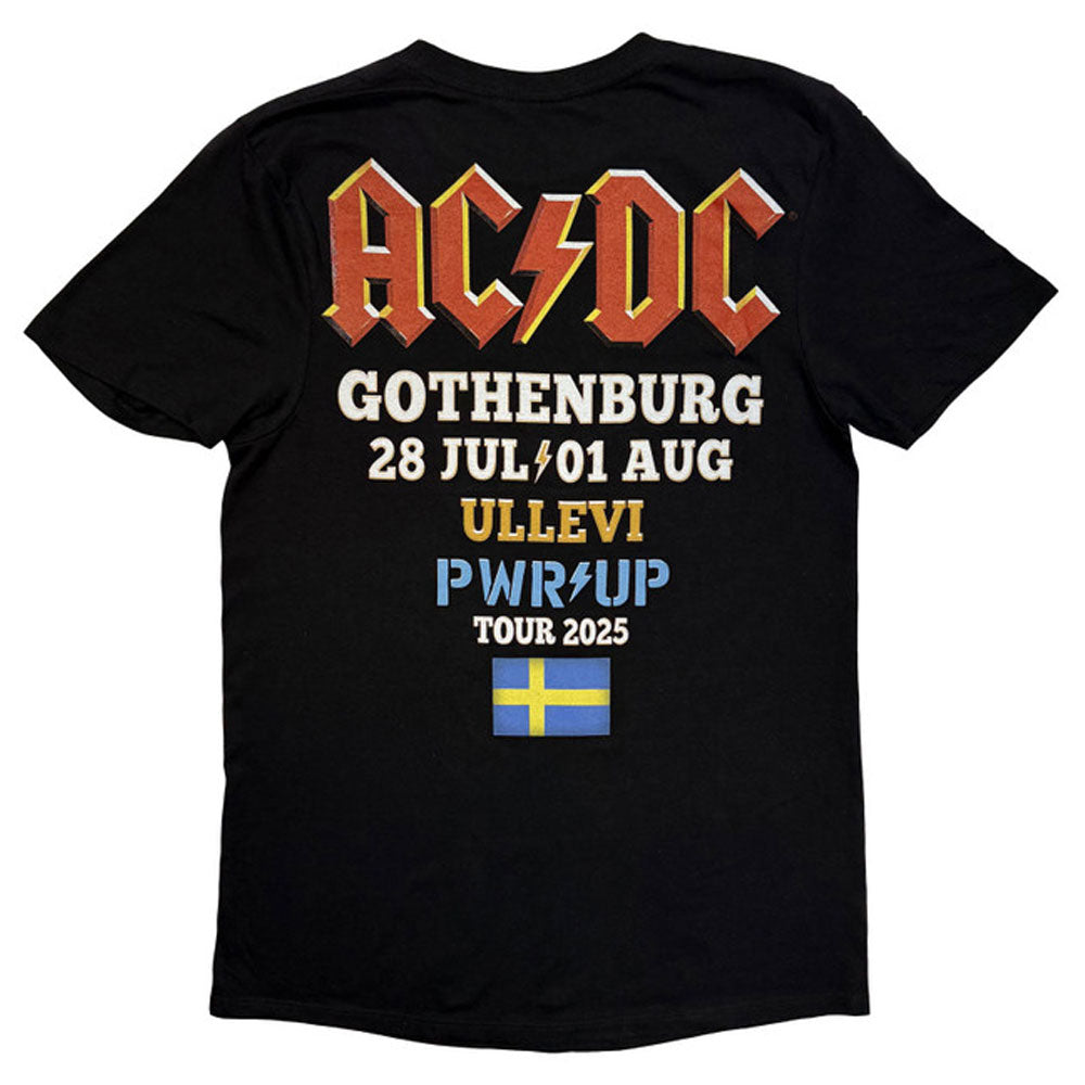 AC/DC PWR'D-UP Sweden EU Tour 25 T Shirt product image 2