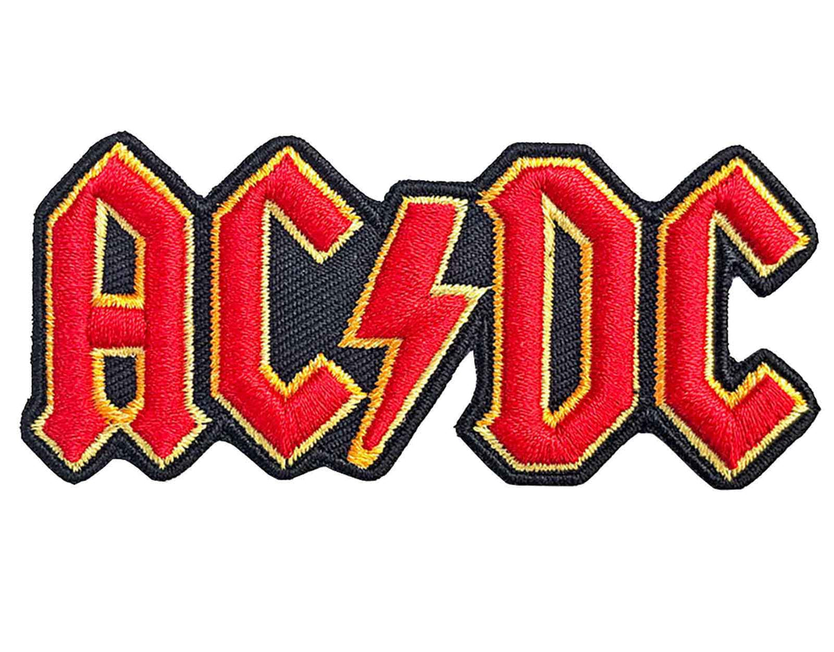 AC/DC Cut Out 3D Band Logo Woven Patch