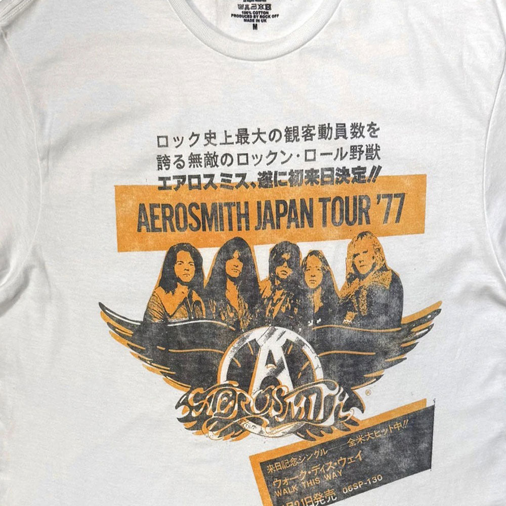Aerosmith Japan Tour 1977 T Shirt product image 2