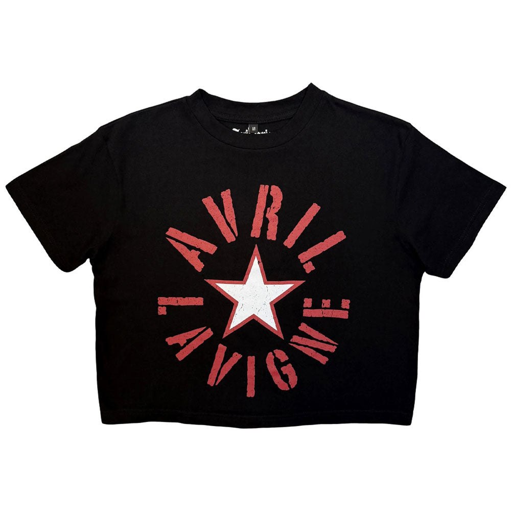 Avril Lavigne Stencil Logo Crop Top product image 1