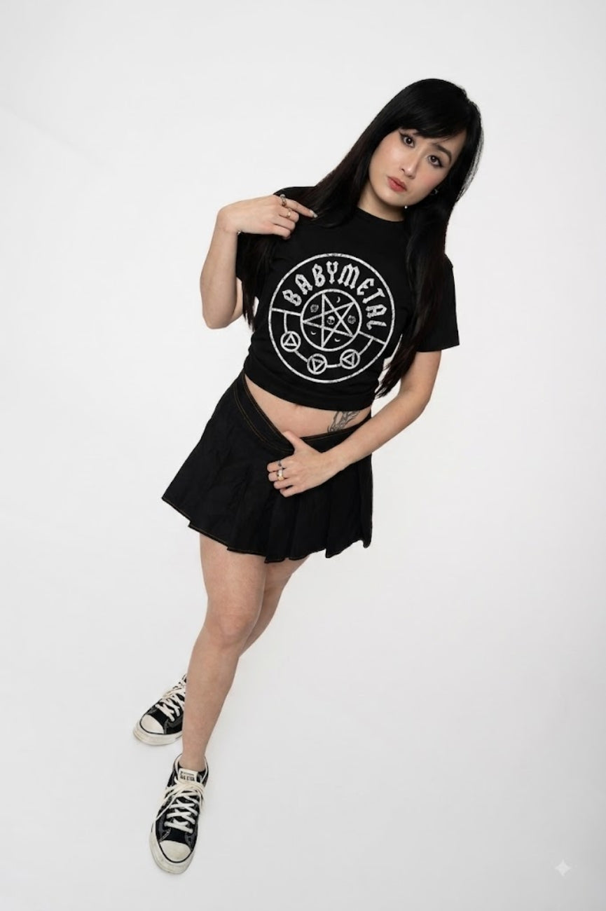 Babymetal Pentagram Band Logo Crop Top product image 5