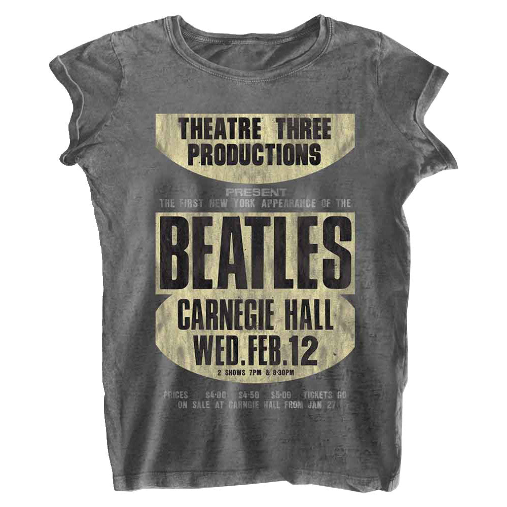 The Beatles Carnegie Hall Burnout T Shirt product image 1