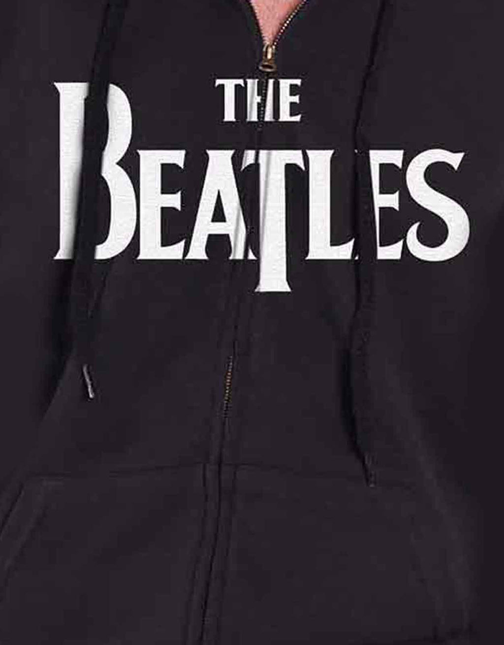 The Beatles Drop T Logo Zipped Hoodie product image 3