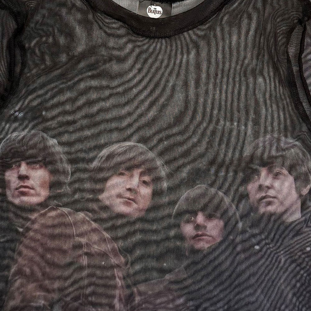 The Beatles Rubber Soul Mesh Crop Top product image 2