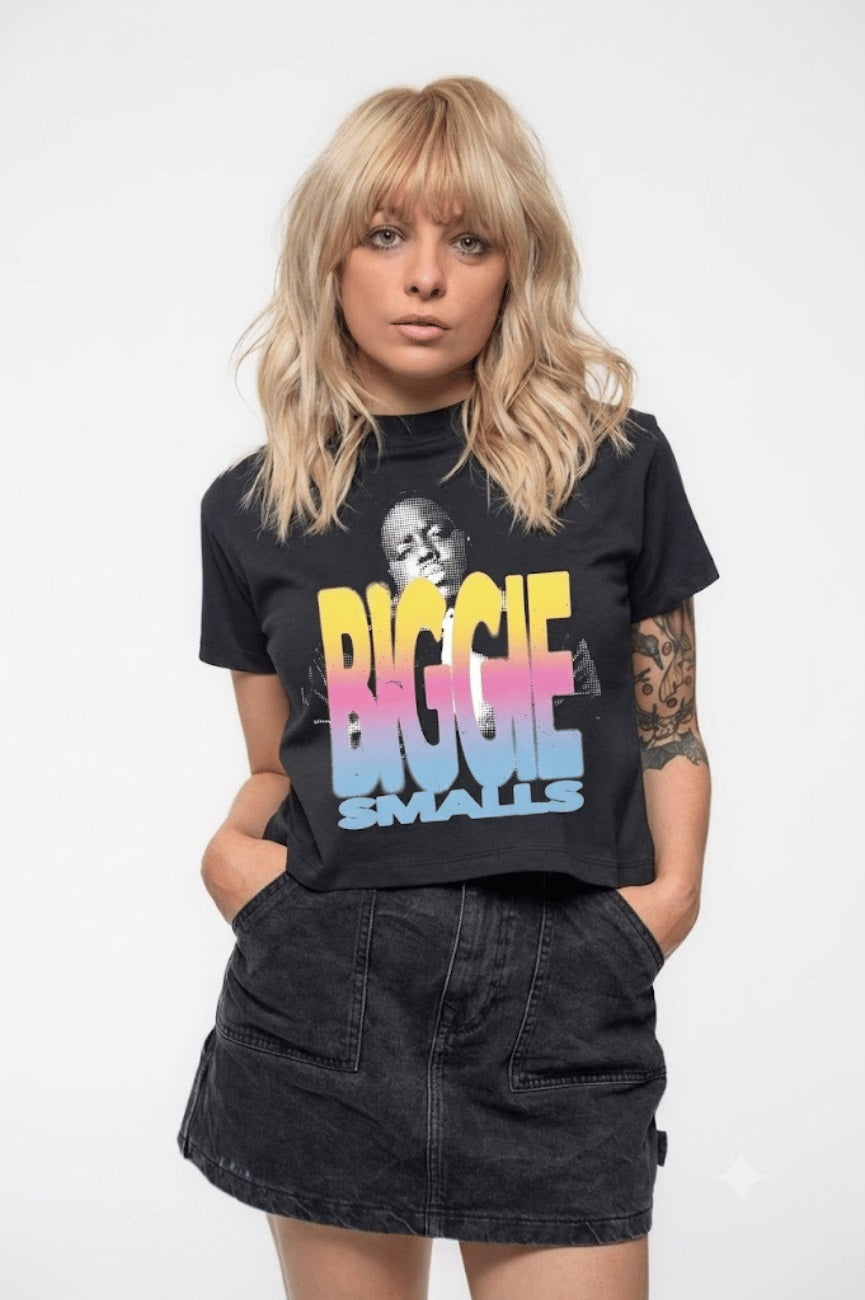 Biggie Smalls Halftone Crop Top product image 1